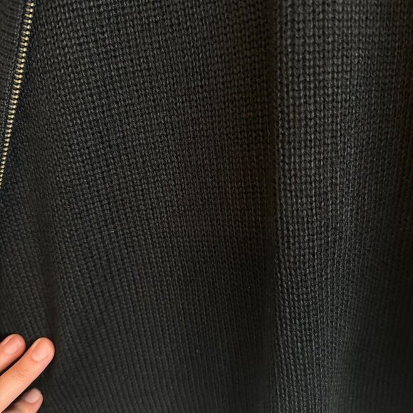 Jaclyn Smith warm black pullover sweater jumper zip crew neck plus 2X womens - Picture 9 of 13